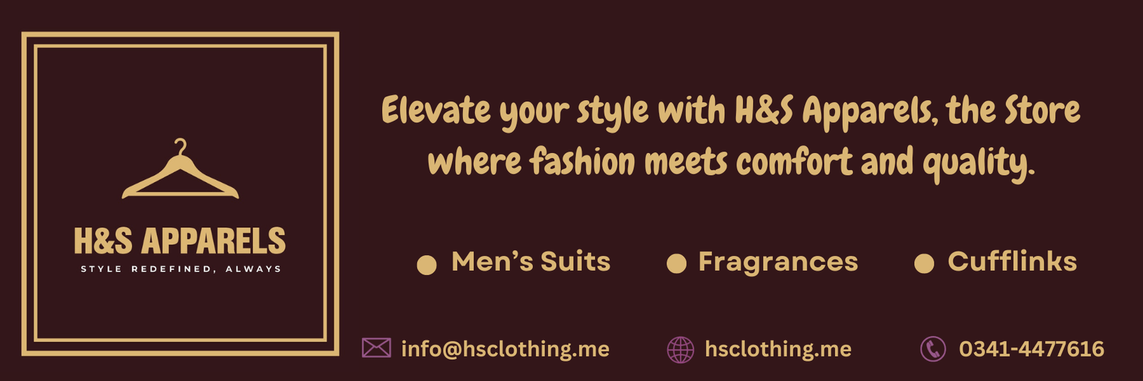 Elevate your style with H&S Apparel Store where fashion meets comfort and quality